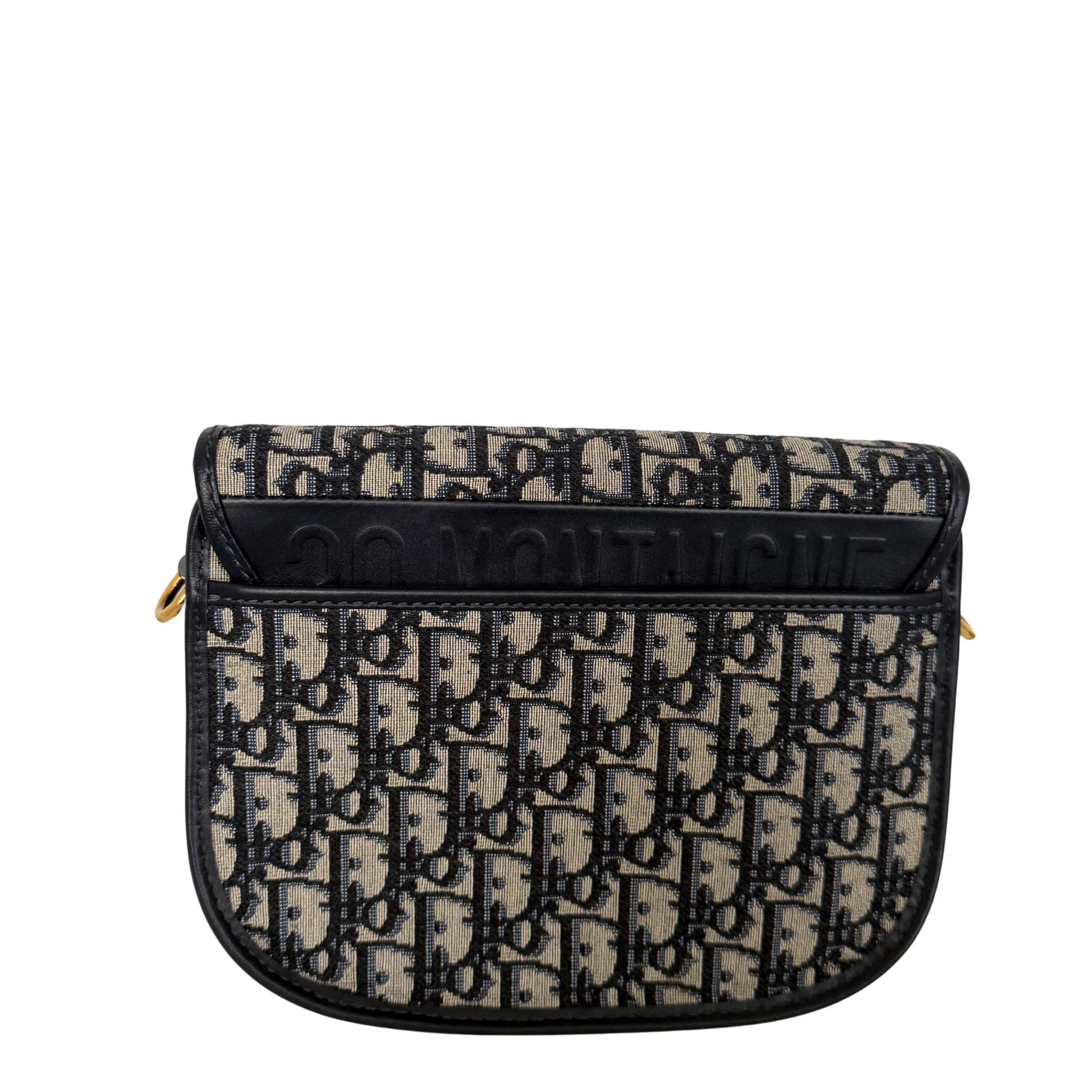 Dior Bobby Tasche Medium Dior Oblique Jacquard Blau mit zusätzlichem Schulterriemen / neuwertig Dior