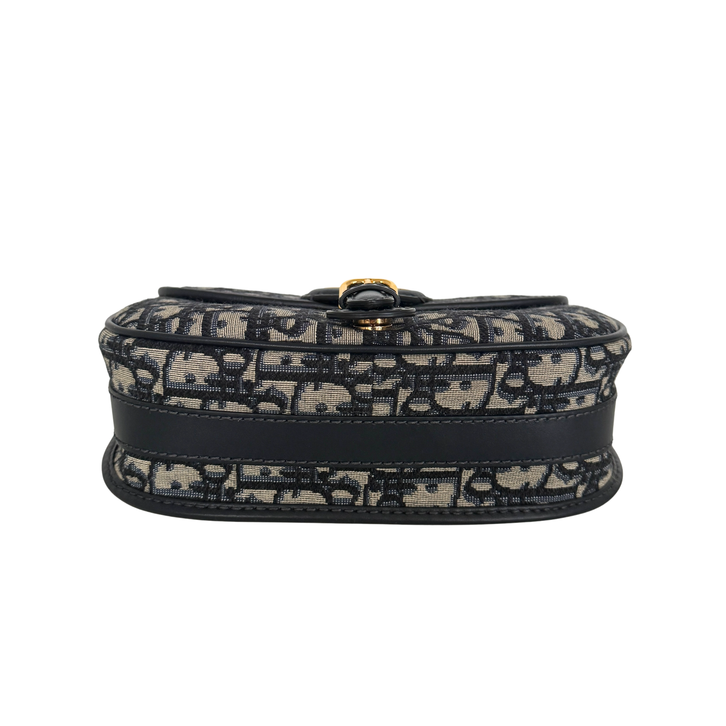 Dior Bobby Tasche Medium Dior Oblique Jacquard Blau mit zusätzlichem Schulterriemen / neuwertig Dior