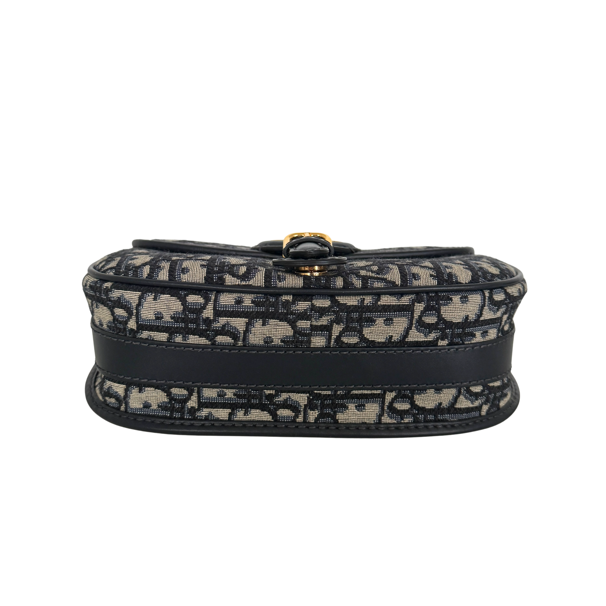 Dior Bobby Tasche Medium Dior Oblique Jacquard Blau mit zusätzlichem Schulterriemen / neuwertig Dior