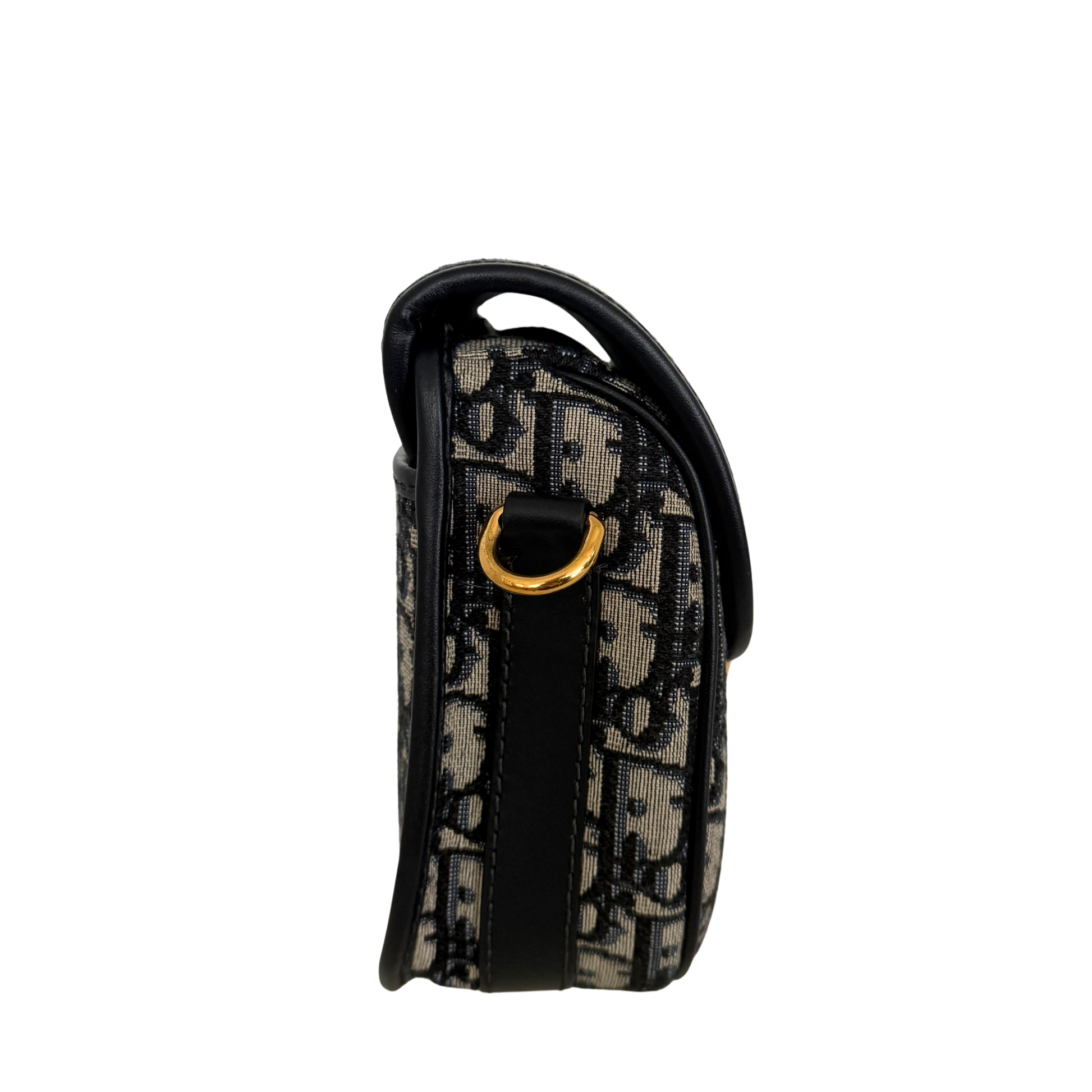 Dior Bobby Tasche Medium Dior Oblique Jacquard Blau mit zusätzlichem Schulterriemen / neuwertig Dior