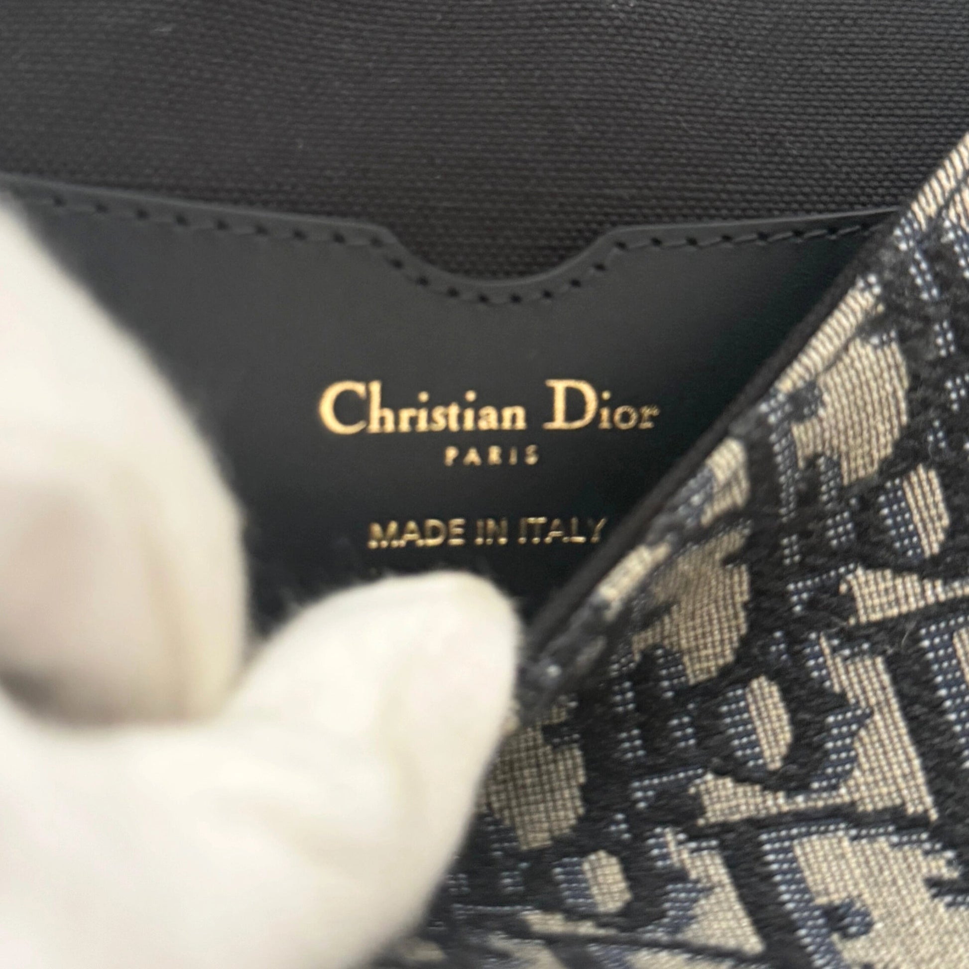 Dior Bobby Tasche Medium Dior Oblique Jacquard Blau mit zusätzlichem Schulterriemen / neuwertig Dior