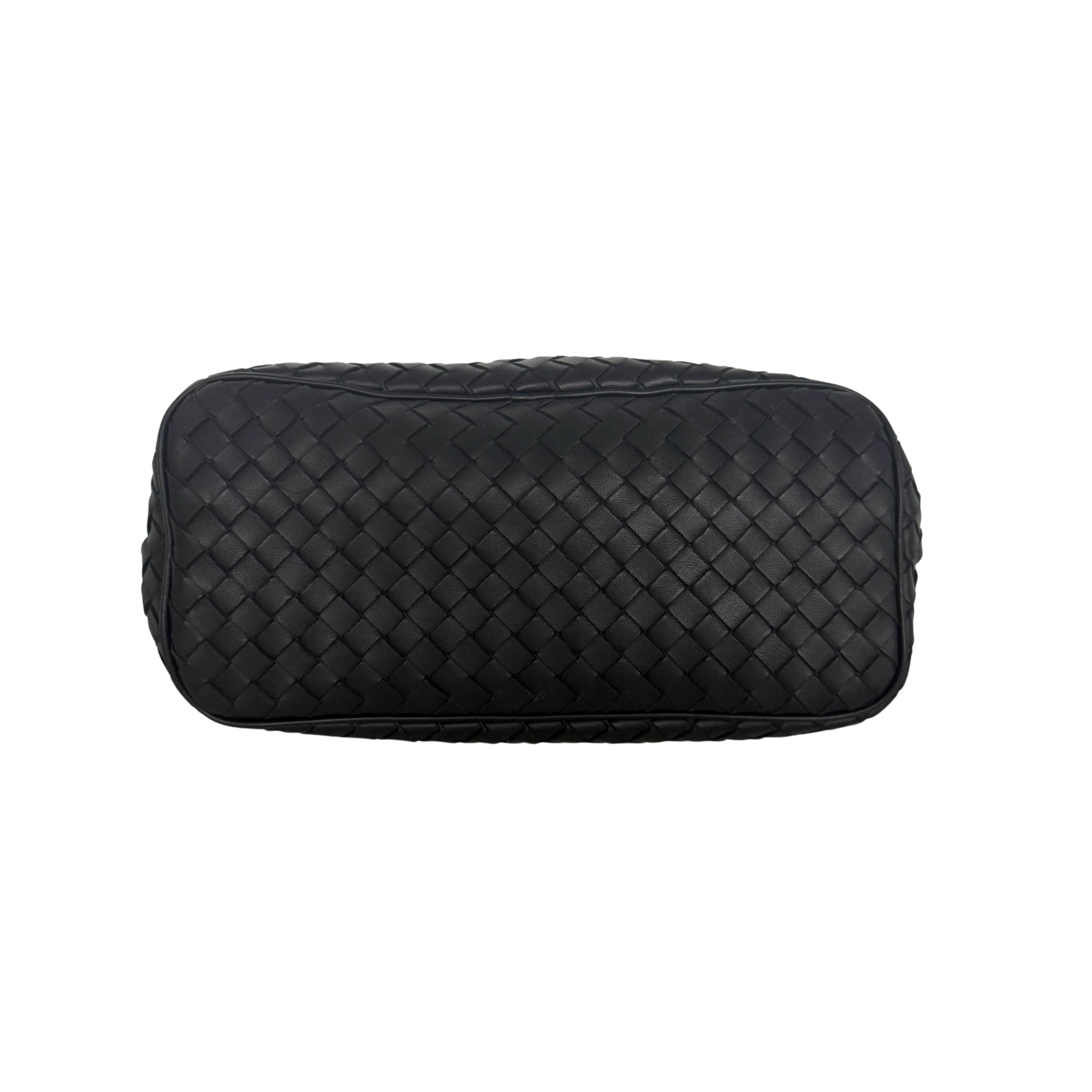 Bottega Veneta Intrecciato Leder Handtasche Schwarz / neuwertig Bottega Veneta
