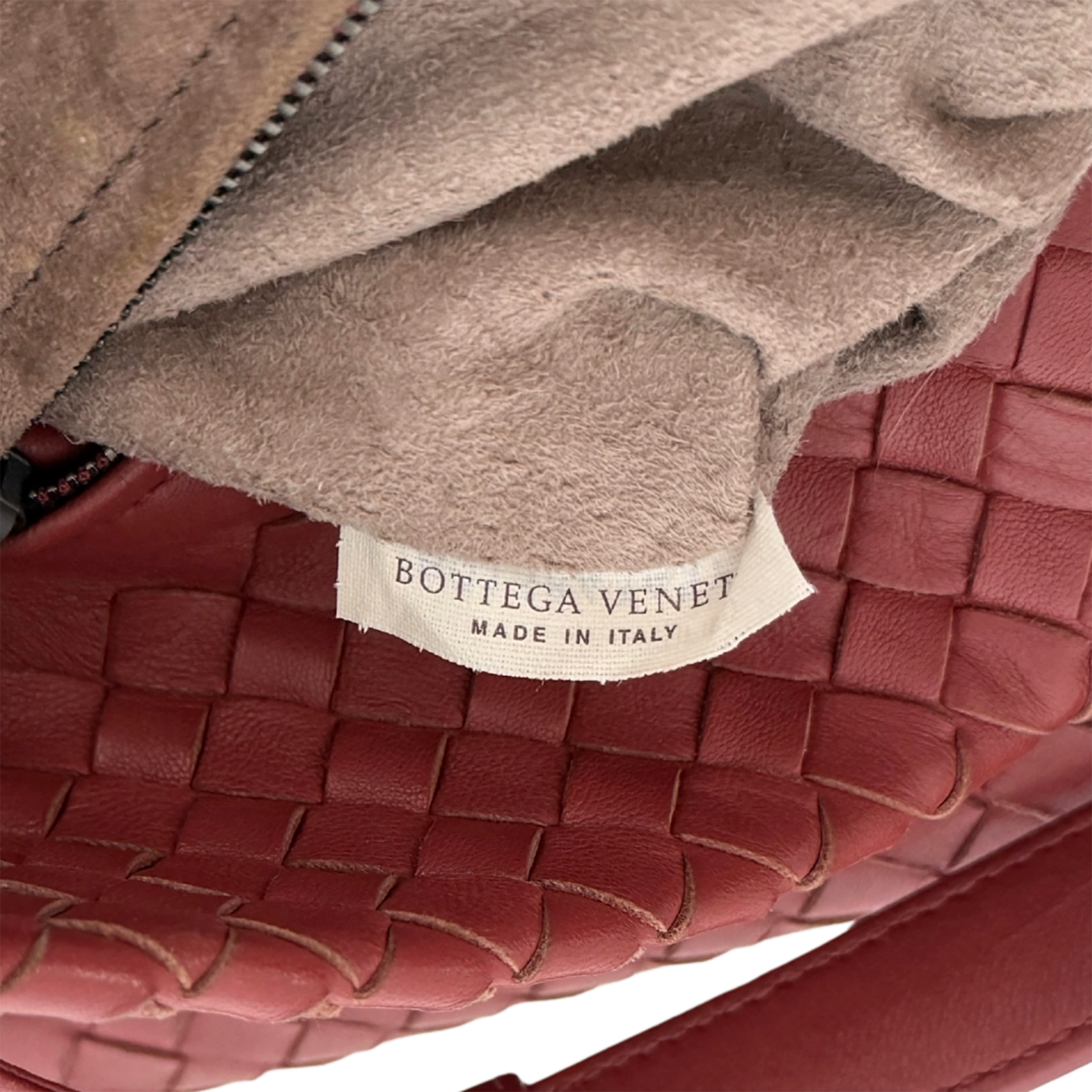 Bottega Veneta Garda Tote Bag Intrecciato Leder Rostrot / gut Bottega Veneta