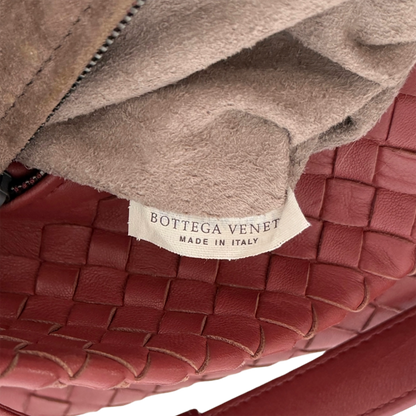 Bottega Veneta Garda Tote Bag Intrecciato Leder Rostrot / gut Bottega Veneta