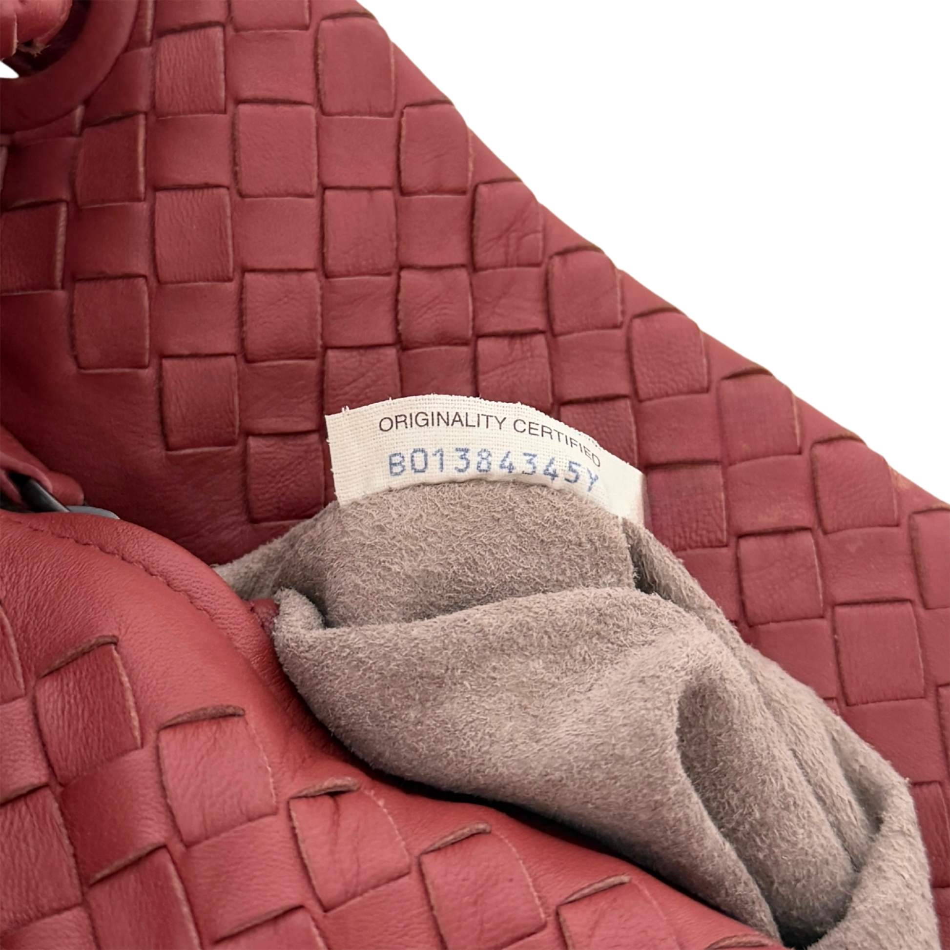 Bottega Veneta Garda Tote Bag Intrecciato Leder Rostrot / gut Bottega Veneta