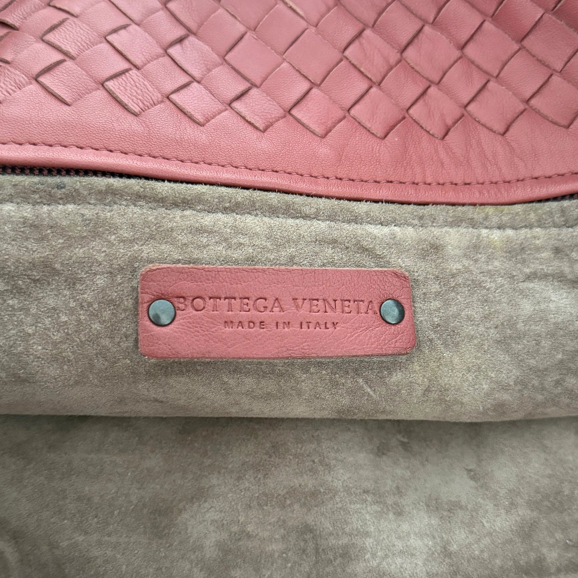 Bottega Veneta Garda Tote Bag Intrecciato Leder Rostrot / gut Bottega Veneta