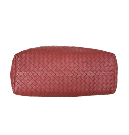 Bottega Veneta Garda Tote Bag Intrecciato Leder Rostrot / gut Bottega Veneta