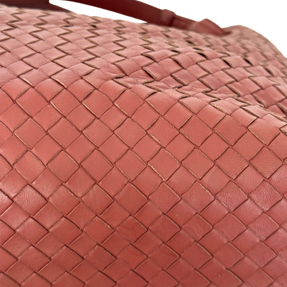 Bottega Veneta Garda Tote Bag Intrecciato Leder Rostrot / gut Bottega Veneta