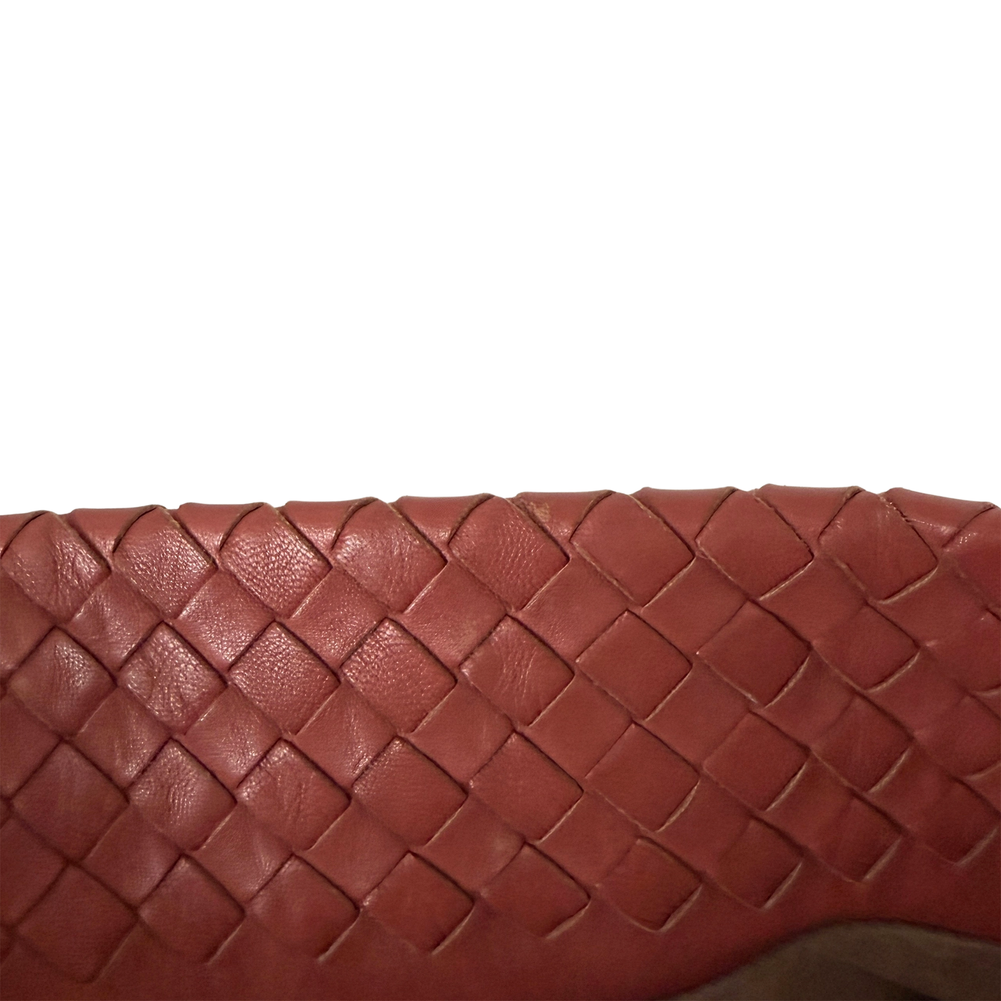 Bottega Veneta Garda Tote Bag Intrecciato Leder Rostrot / gut Bottega Veneta