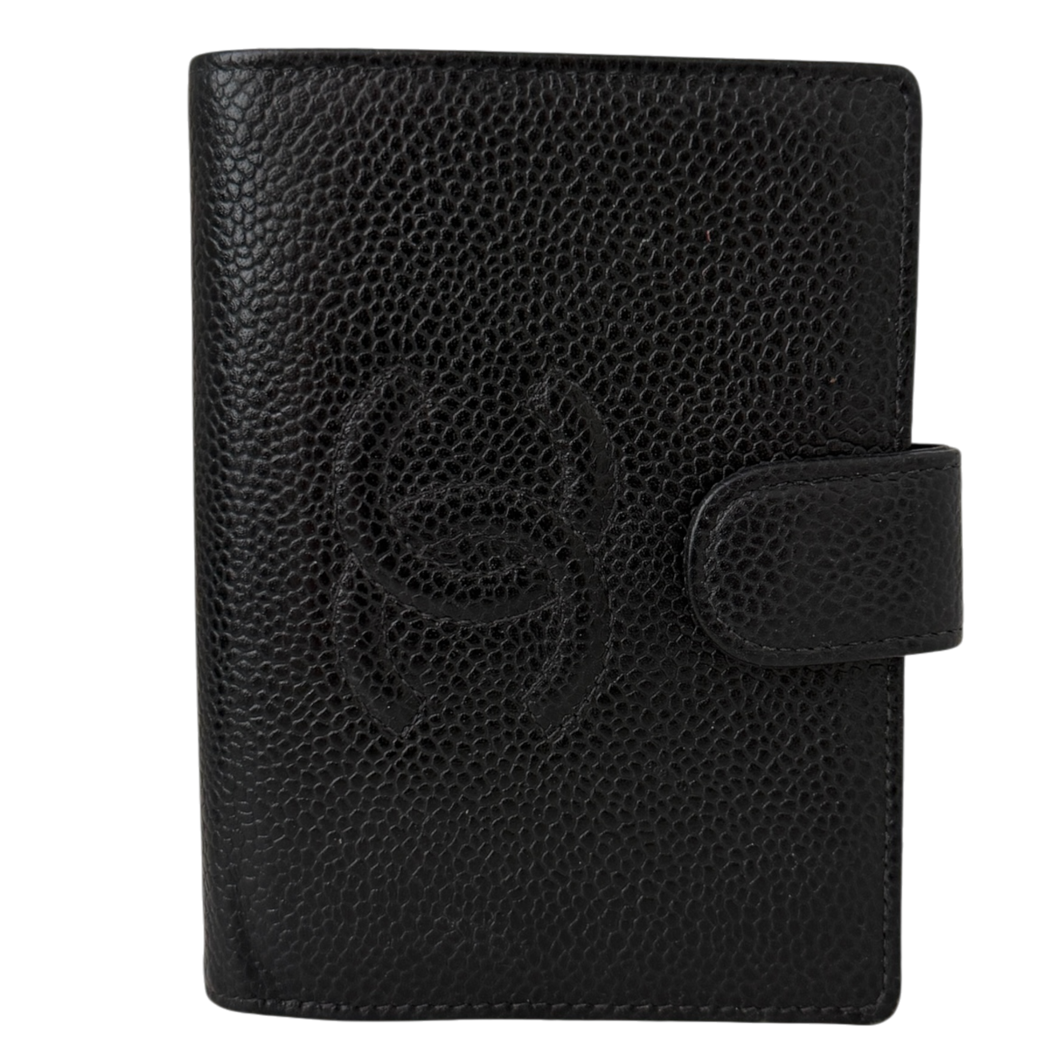 Chanel Timeless CC French Wallet Kaviar Leder schwarz  / sehr gut Chanel