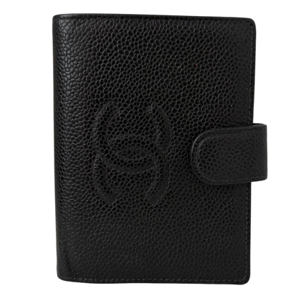 Chanel Timeless CC French Wallet Kaviar Leder schwarz  / sehr gut Chanel