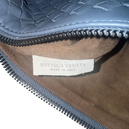 Bottega Veneta Intrecciato Leder Handtasche Blau / neuwertig Bottega Veneta