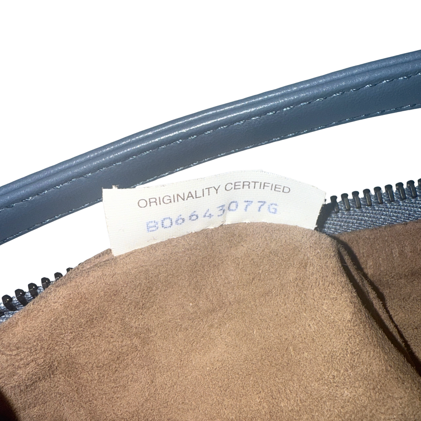 Bottega Veneta Intrecciato Leder Handtasche Blau / neuwertig Bottega Veneta