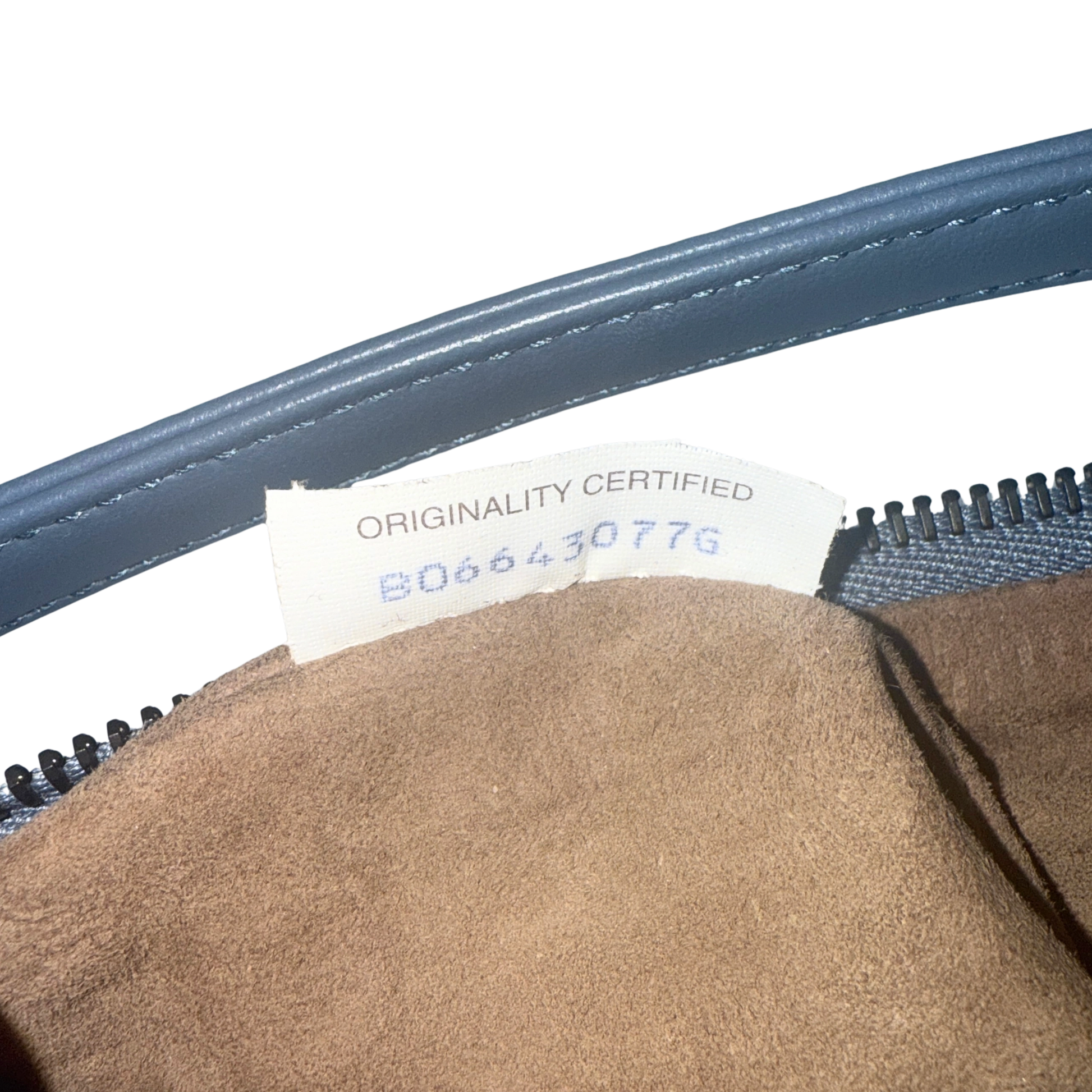 Bottega Veneta Intrecciato Leder Handtasche Blau / neuwertig Bottega Veneta