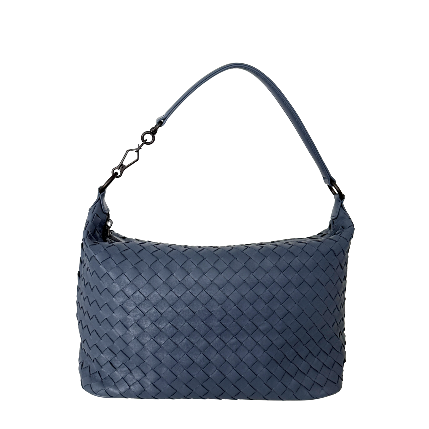 Bottega Veneta Intrecciato Leder Handtasche Blau / neuwertig Bottega Veneta