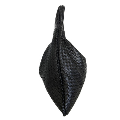Bottega Veneta Veneta-Tasche Schwarz / neuwertig Echtheitscheck