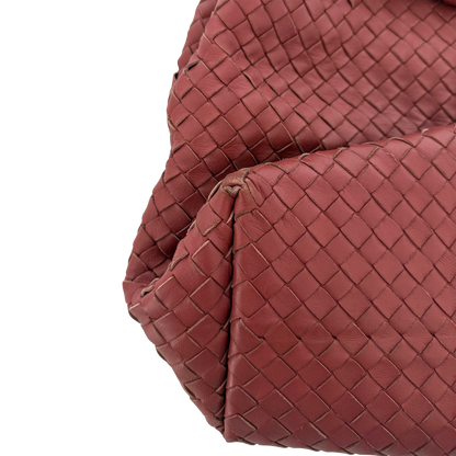 Bottega Veneta Garda Tote Bag Intrecciato Leder Rostrot / gut Bottega Veneta
