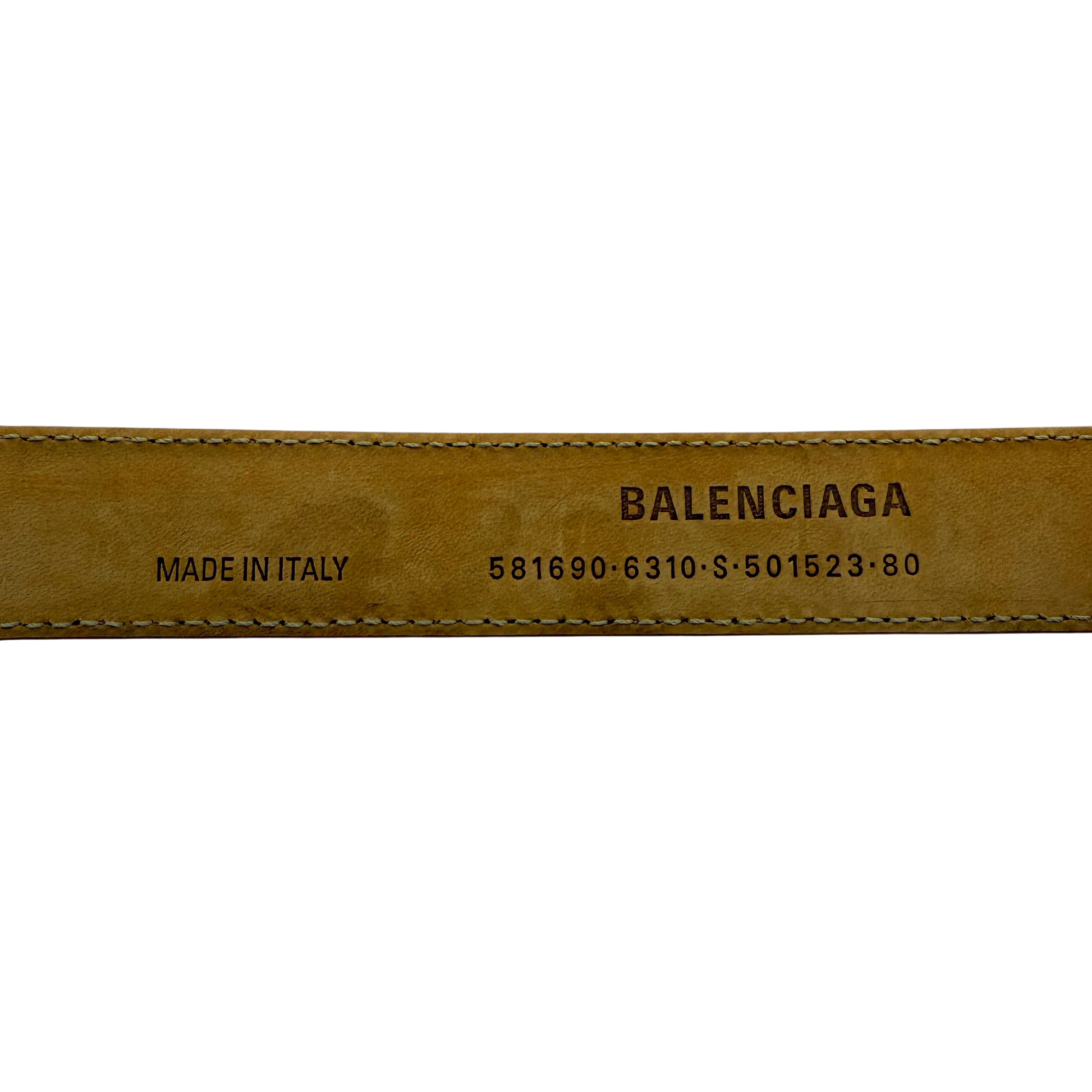 Balenciaga Crododile Effect Gürtel Altrosa 80  / neuwertig Balenciaga