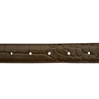 Balenciaga Crododile Effect Gürtel Altrosa 80  / neuwertig Balenciaga