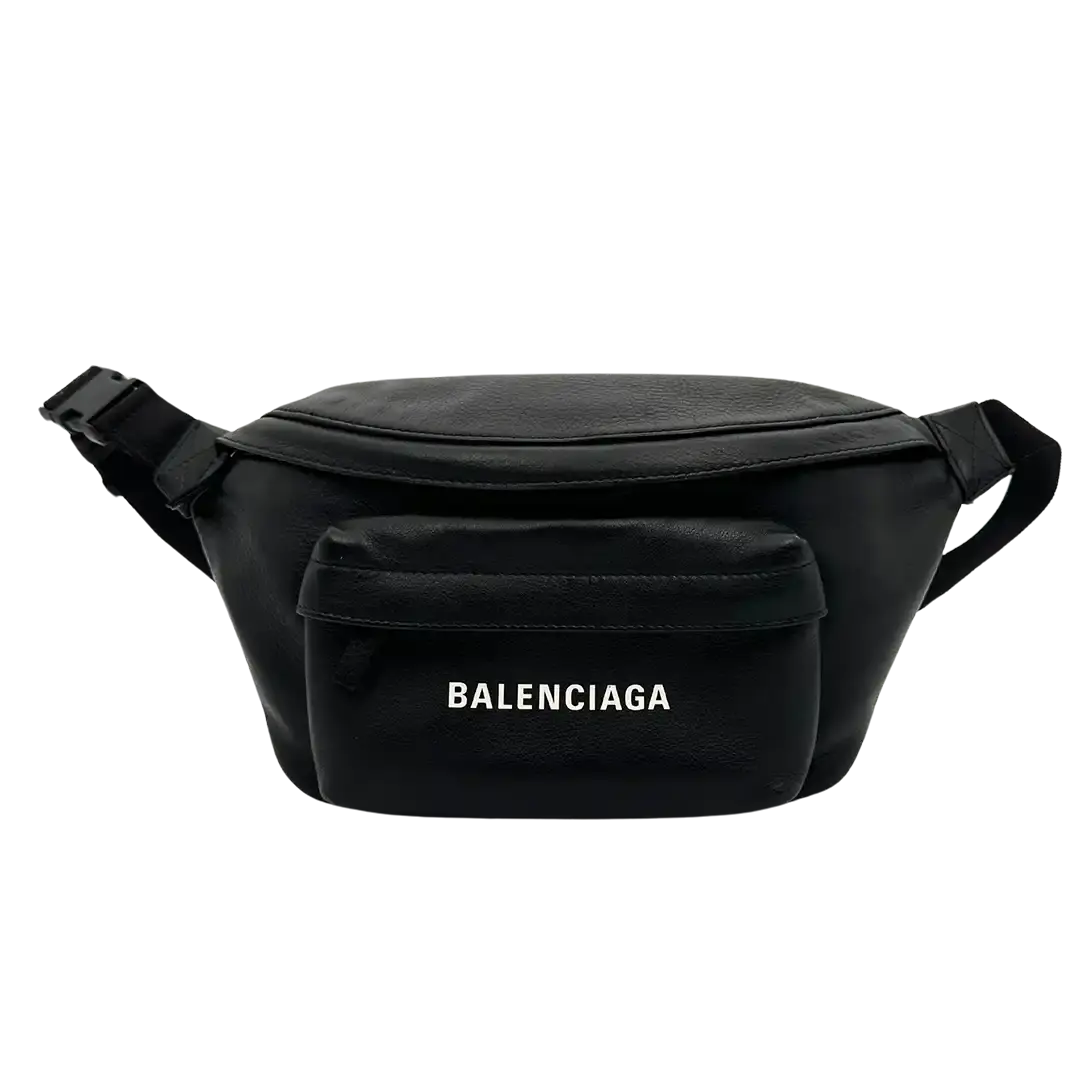 Balenciaga Everyday Beltpack Bag  schwarz Leder / sehr gut Balenciaga