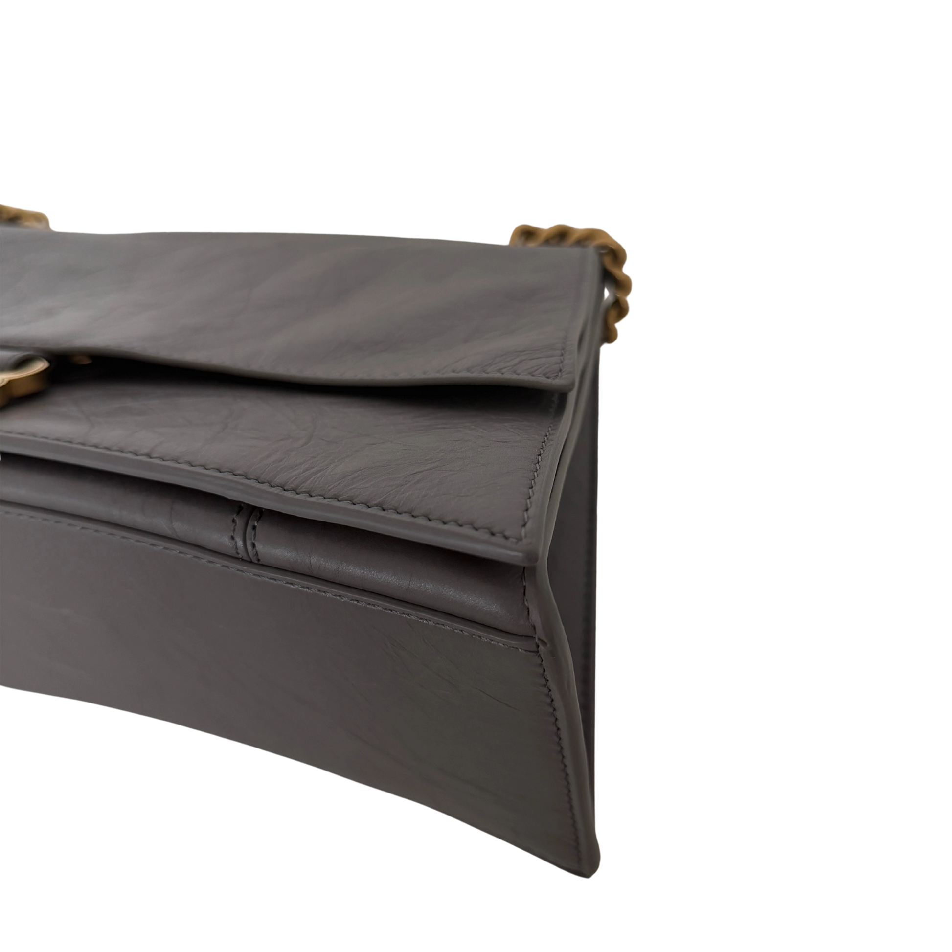 Balenciaga Crush Medium Chain Bag dunkelgrau/ neuwertig Balenciaga