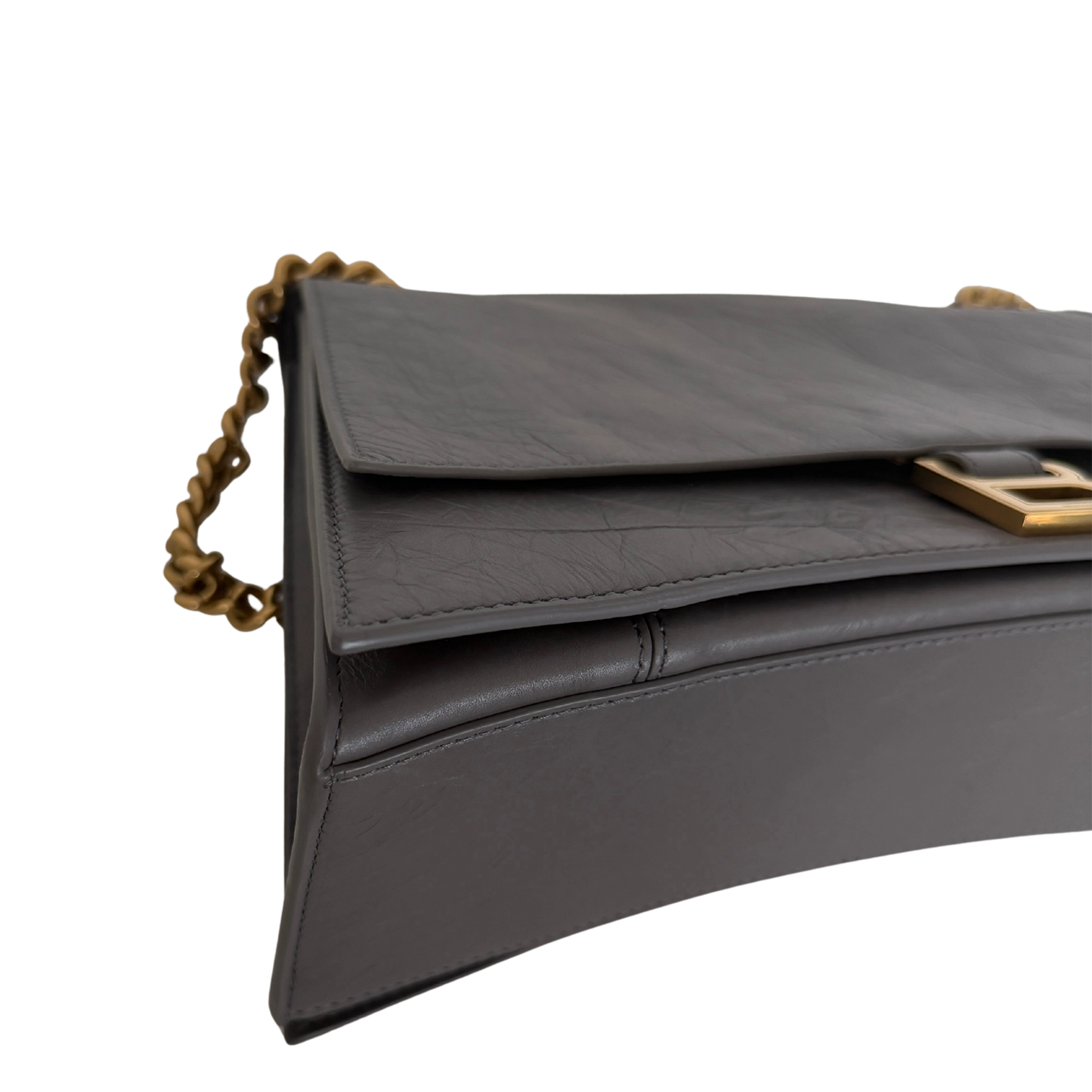 Balenciaga Crush Medium Chain Bag dunkelgrau/ neuwertig Balenciaga