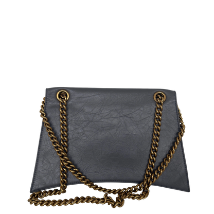 Balenciaga Crush Medium Chain Bag dunkelgrau/ neuwertig Balenciaga