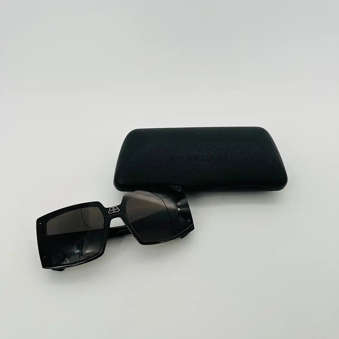 Balenciaga Extreme Shield Sonnenbrille BB 0081S 001 schwarz / neuwertig Balenciaga