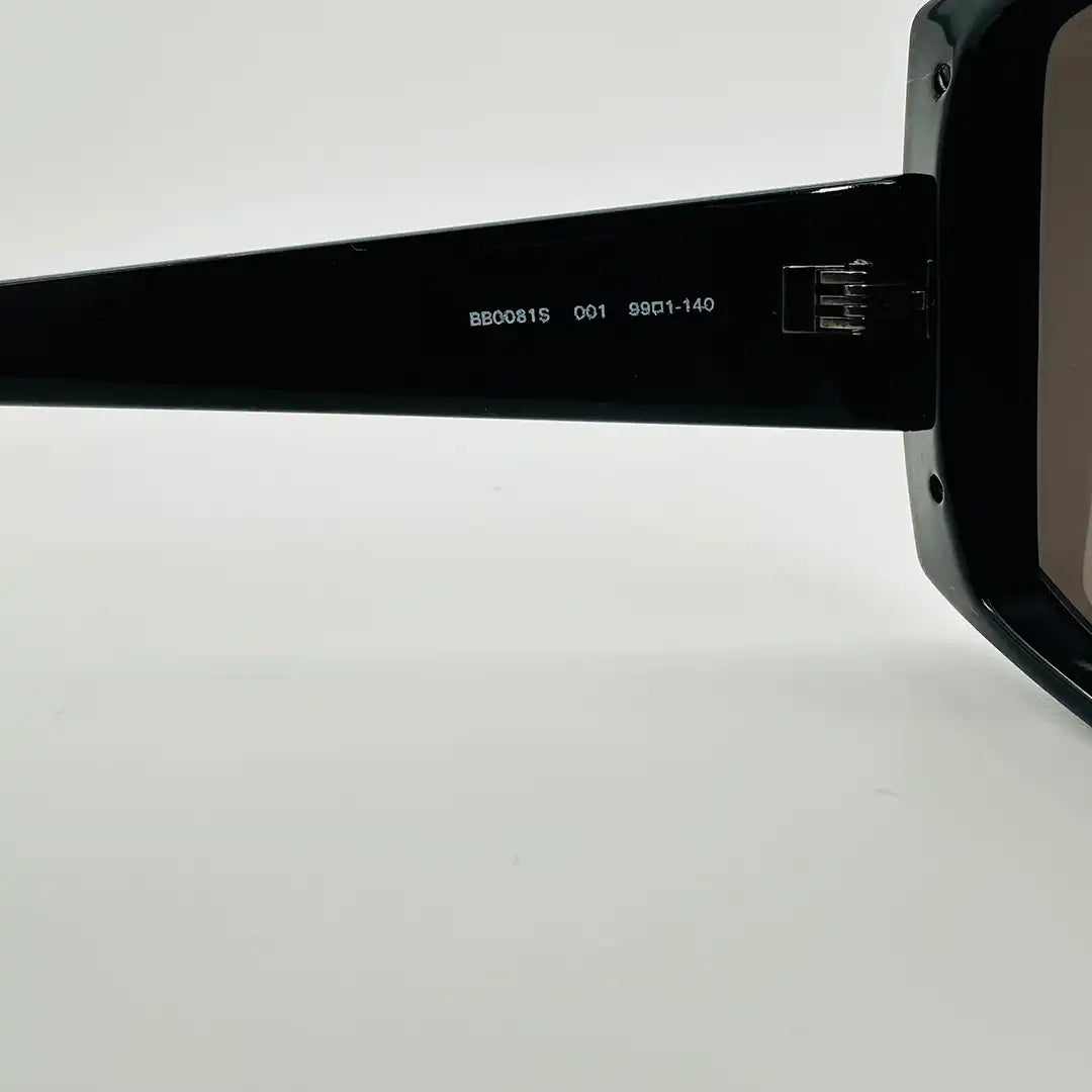 Balenciaga Extreme Shield Sonnenbrille BB 0081S 001 schwarz / neuwertig Balenciaga