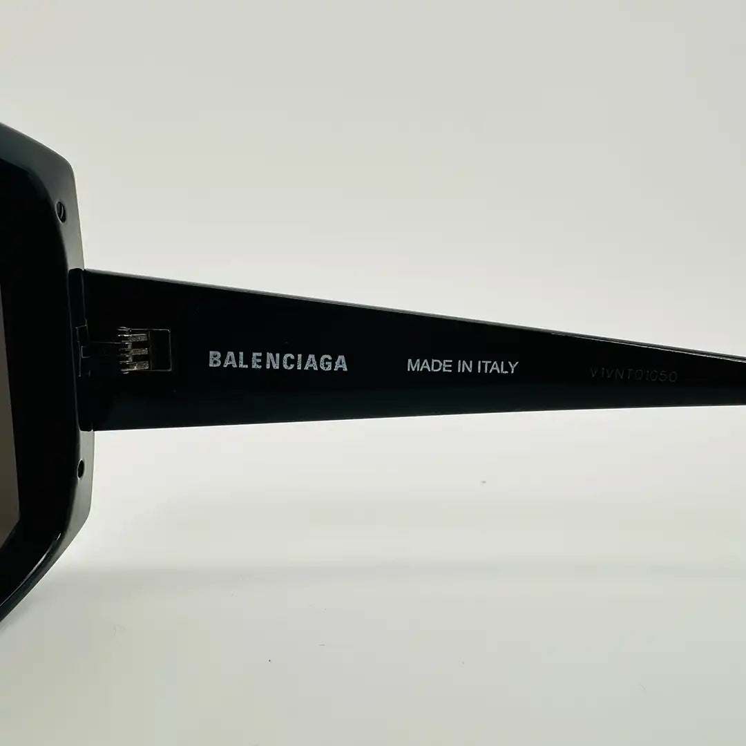 Balenciaga Extreme Shield Sonnenbrille BB 0081S 001 schwarz / neuwertig Balenciaga