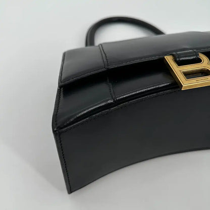 Balenciaga Hourglass S Small Bag Leder schwarz / sehr gut Balenciaga