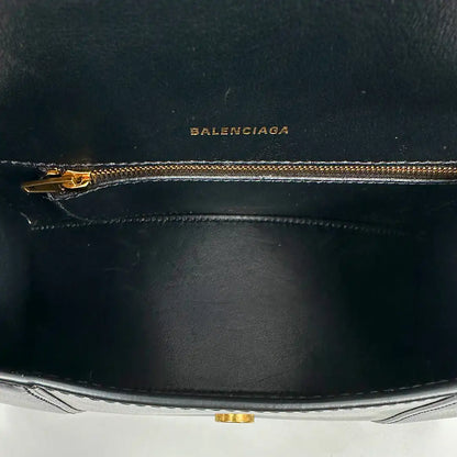 Balenciaga Hourglass S Small Bag Leder schwarz / sehr gut Balenciaga