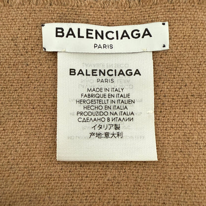 Balenciaga Schal aus Kaschmir Dunkelblau Beige / neuwertig Balenciaga