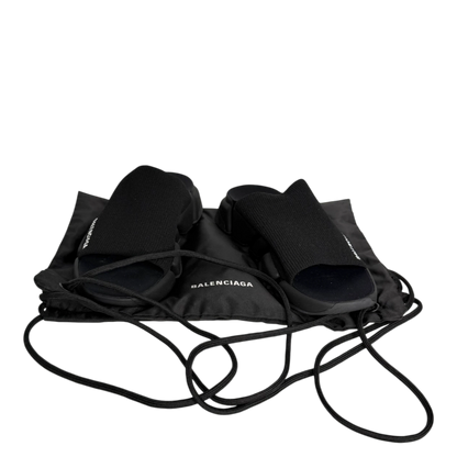 Balenciaga Pantoletten SPEED 2.0 Slides black Größe 38 Balenciaga