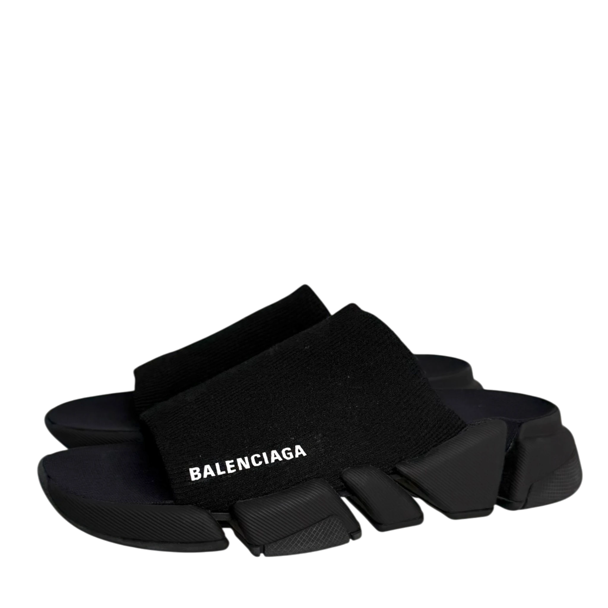 Balenciaga Pantoletten SPEED 2.0 Slides black Größe 38 Balenciaga
