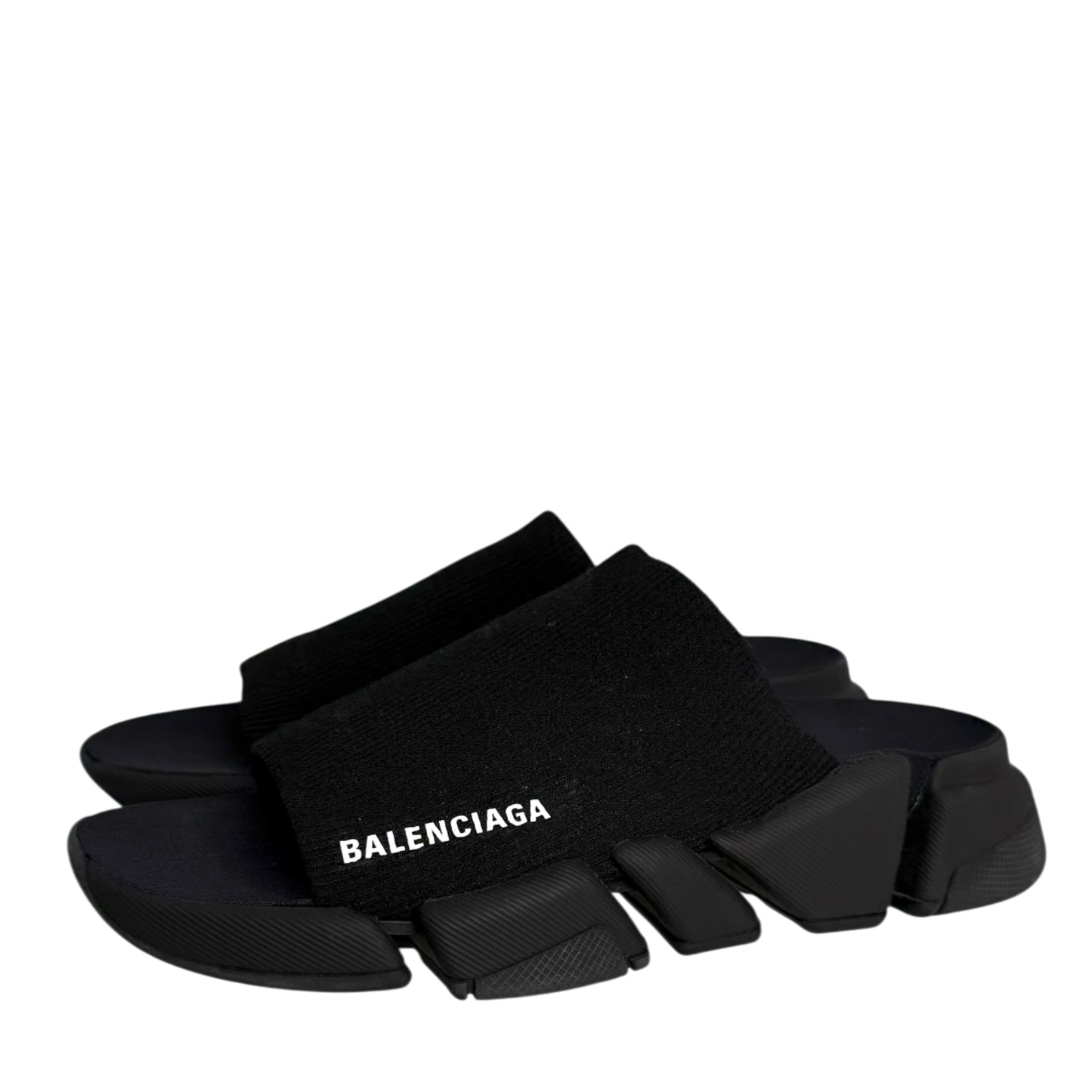 Balenciaga Pantoletten SPEED 2.0 Slides black Größe 38 Balenciaga