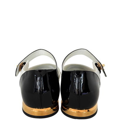 Chanel Mary Jane Ballerinas Größe 40 Weiß / sehr gut Chanel