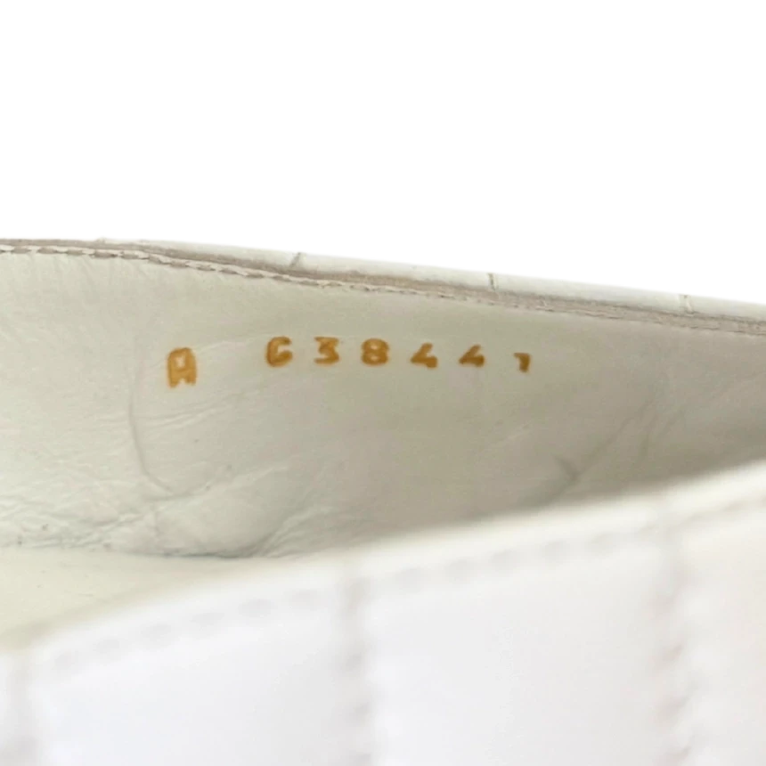 Chanel Mary Jane Ballerinas Größe 40 Weiß / sehr gut Chanel