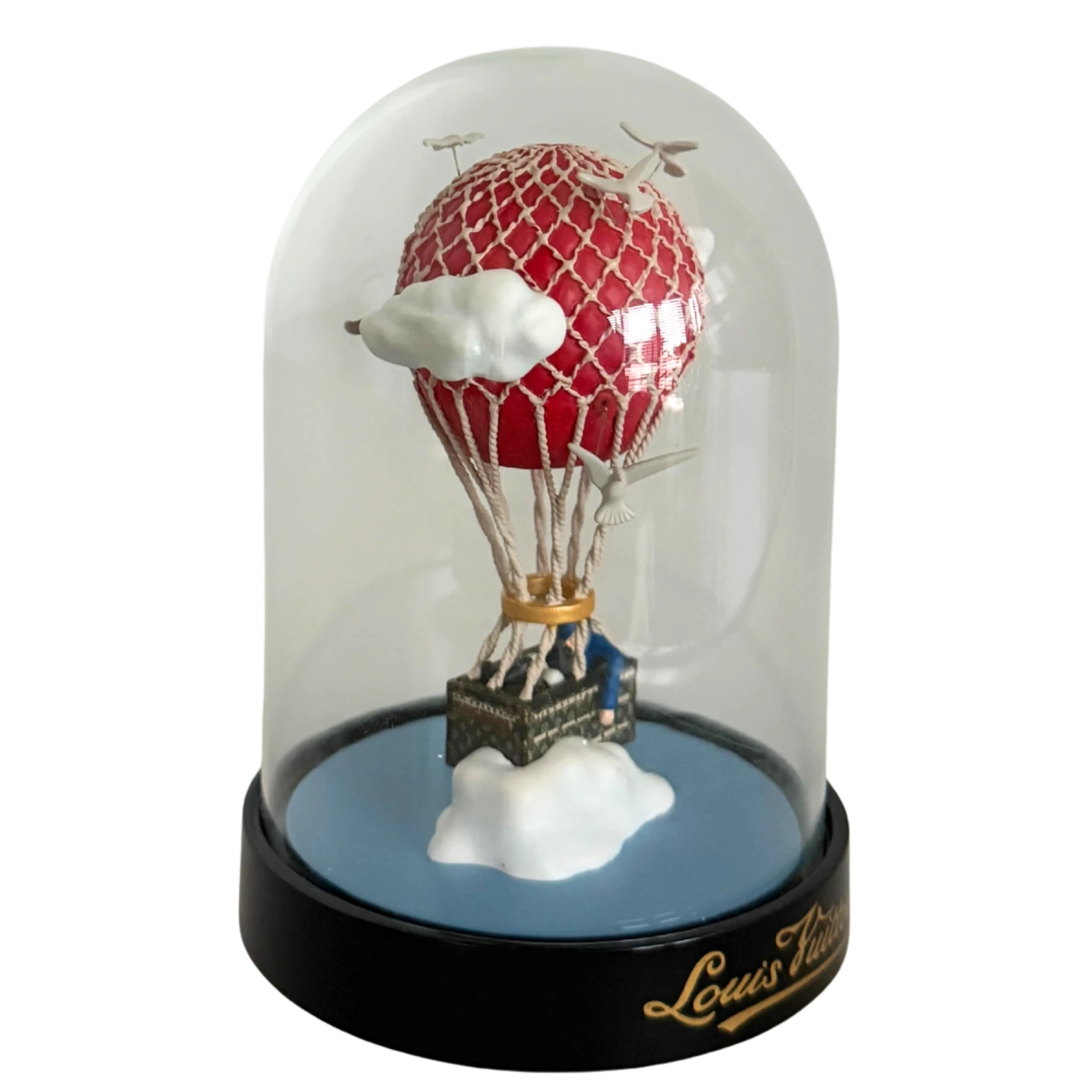 Louis Vuitton Schneekugel Ballon Schwarz / sehr gut Louis Vuitton