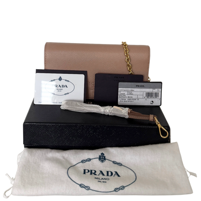 Prada Wallet on Chain Mini Bandoliera Cipria / neuwertig Prada