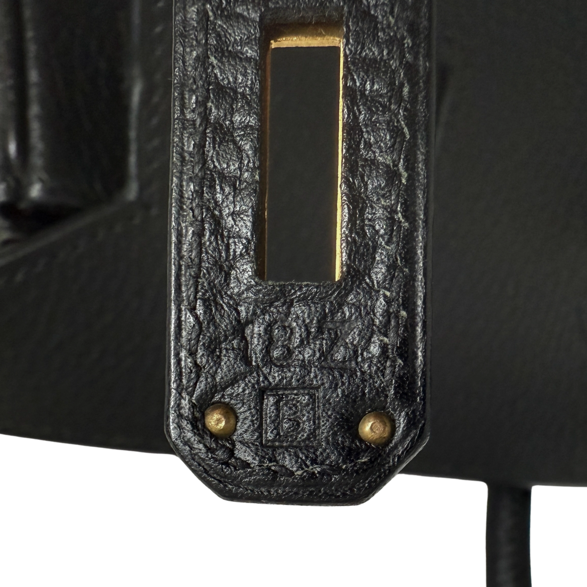 Hermès Birkin Bag 40 Clemence Leder Schwarz Gold Hardware 1998 / sehr gut Hermès