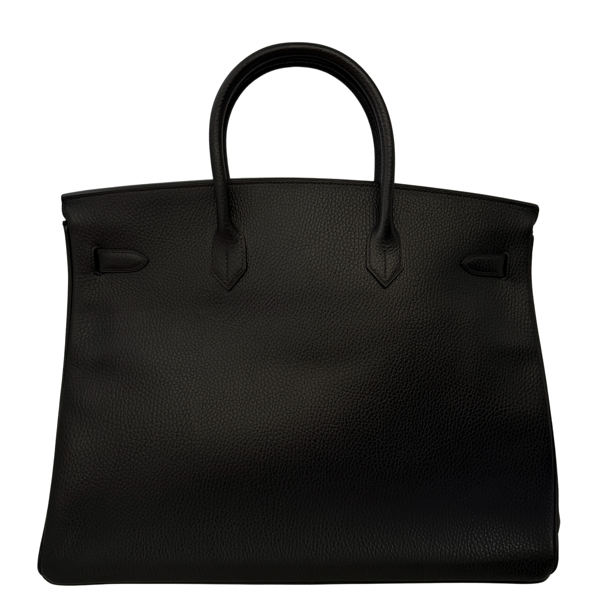 Hermès Birkin Bag 40 Clemence Leder Schwarz Gold Hardware 1998 / sehr gut Hermès