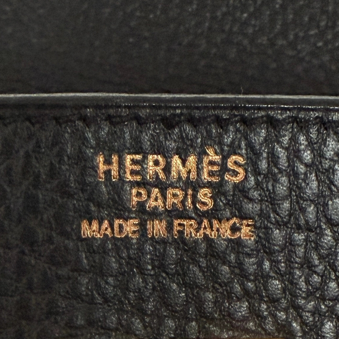 Hermès Birkin Bag 40 Clemence Leder Schwarz Gold Hardware 1998 / sehr gut Hermès