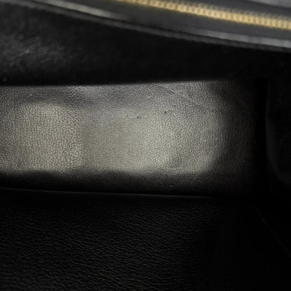Hermès Birkin Bag 40 Clemence Leder Schwarz Gold Hardware 1998 / sehr gut Hermès