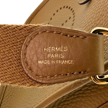 Hermès Evelyne 16 Amazone Taurillon Clemence Biscuit Fullset / neuwertig