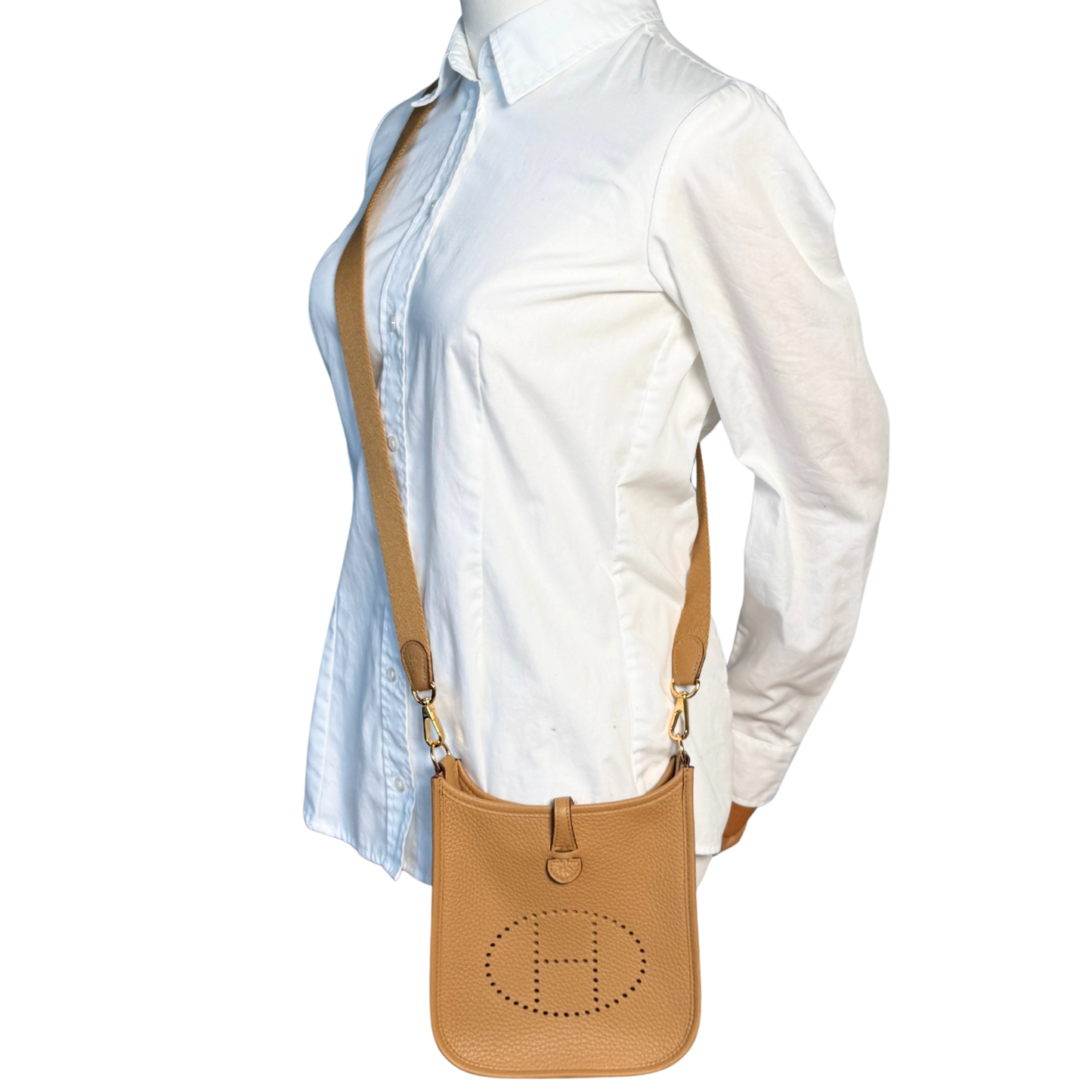 Hermès Evelyne 16 Amazone Taurillon Clemence Biscuit Fullset / neuwertig