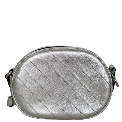 Gucci Blondie Mini Umhängetasche Silber / neuwertig Gucci