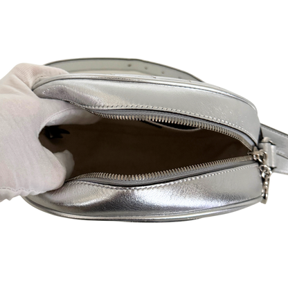 Gucci Blondie Mini Umhängetasche Silber / neuwertig Gucci