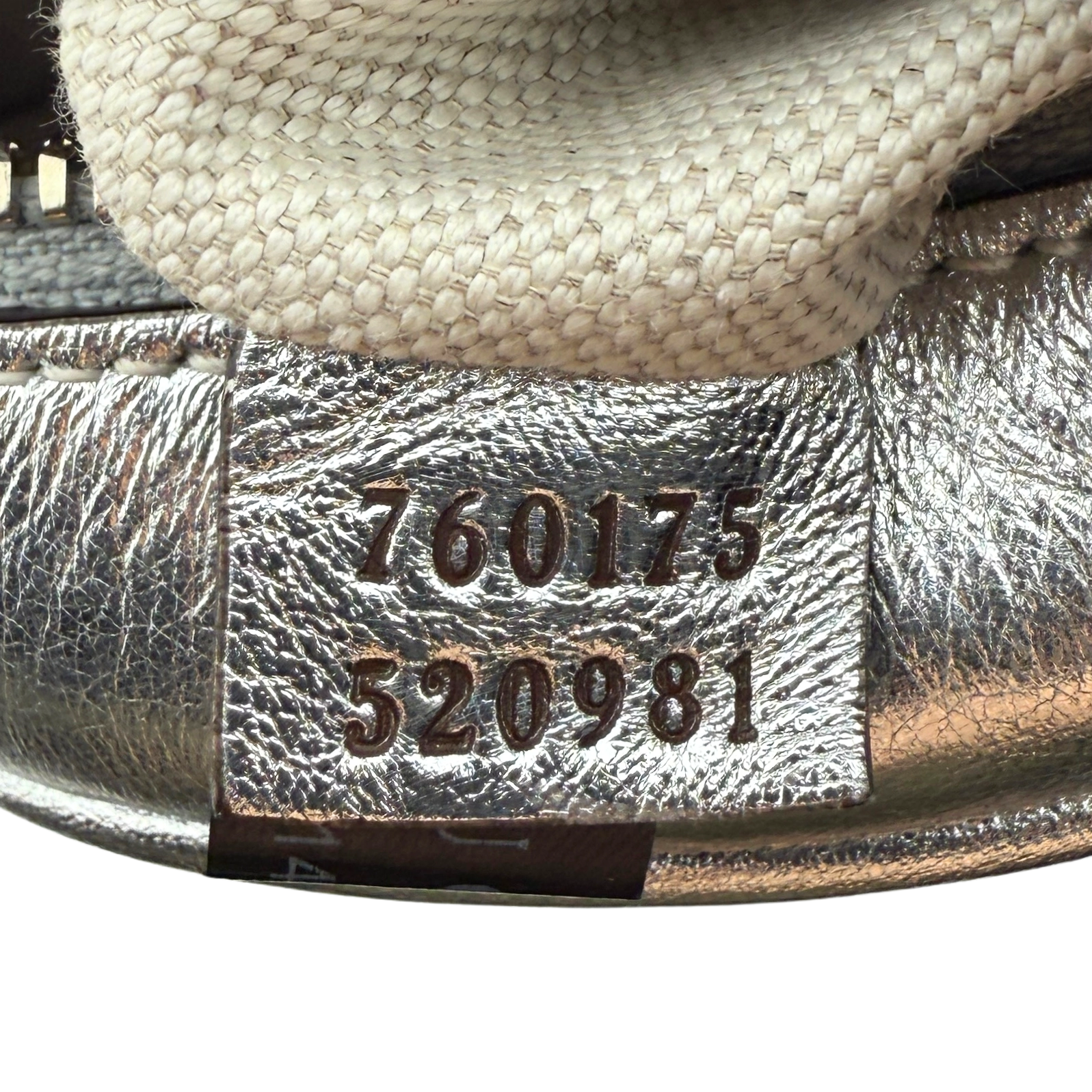 Gucci Blondie Mini Umhängetasche Silber / neuwertig Gucci