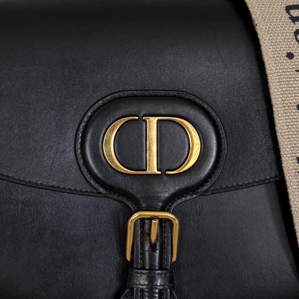 Dior Bobby Tasche Groß Schwarz / sehr gut Dior